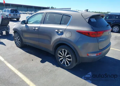2017 Kia Sportage Ex из США, поврежденный, VIN KNDPNCAC0H7281343